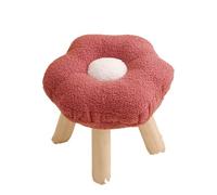 QAUUCP Repose-Pieds Ottoman Tabouret Bas à Motif de Fleurs