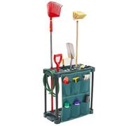 QAUUCP Support Range Outils de Jardin Étagère de Rangement for Outils Jardin for Ranger Les à Long Manche, abri extérieur