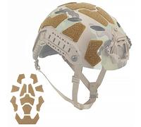 Qavctw 11pcs Tactique Casque Crochet et Boucle Fixation Ensemble kit Bricolage pour Casque Fast Haute Coupe