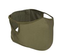 Qavctw Masque de tir Tactique Pliable Airsoft en Silicone Respirant Oreilles Libres Demi-Visage Masque Militaire en Maille pour tir, équitation, Escalade, Paintball, Chasse (M-Noir)