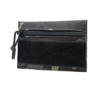 Qavctw Pochette d'administration tactique pour ranger les outils, les collations, les bonbons, les accessoires de sac à dos avec crochet et boucle