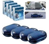 Qawner Dégivreur Portable pour Voiture Électromagnétique, Interférence Moléculaire Électromagnétique Antigel Outil de Déneigement, 2025 Nouveau Dégivreur Électromagnétique pour Pare-Brise Voiture (4