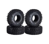 QAWRYV RC Pneus Voiture pour Axial pour SCX24 pour Deadbolt Axi00001 pour Gladiator pour Traxxas pour TRX4M 1/24 1/18 Pneus Chevron MT 1,0 Pouce 64x25 Mm Camion Chenille RC