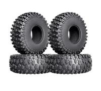 QAWRYV RC Pneus Voiture pour TRX4 pour Sport pour Axial RBX10 pour Redcat pour Everest 10 Ry 4 Pneus Tout-Terrain 2,2" pour Super Grip Soft 144 Mm Hauteur Voiture Télécommandée