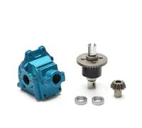 QAWSED Accessoires Voitures RC Compatible Con WLtoys RC Accesorios De Modificación De Actualización De Automóvil Piezas Carcasa De Caja De Onda Delantera Trasera De Metal 144001-1254(Blue)