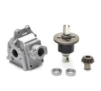 QAWSED Accessoires Voitures RC Compatible Con WLtoys RC Accesorios De Modificación De Actualización De Automóvil Piezas Carcasa De Caja De Onda Delantera Trasera De Metal 144001-1254(Silver)