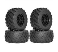 QAWSED Compatible avec HBX 901 901A 903 903A 905 905A 12813 1/12 RC Car Spare Upgrade Parts 4Pcs 97mm Rubber Tire Tyre Wheel Roue Voiture RC