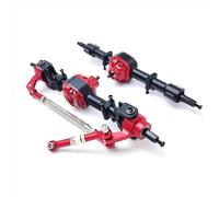 QAWSED Compatible avec MN Mang Cow pour MN82 LC79 Pièces De Camion RC, Accessoires De Modification, 2 Pièces, Engrenages Métalliques, Essieu Avant Et Arrière RC Essieu