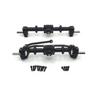 QAWSED Compatible avec MN78 pour MN82 pour MN99S pour MN98 1/12 RC Voiture Mise À Niveau Pièces Modification De Rechange Métal Avant Arrière Portail Essieu RC Essieu