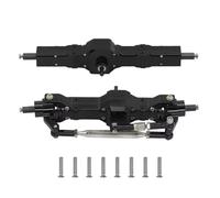 QAWSED Compatible avec WPL 1/10 C74 C14 C24 C34 C54 B14 B24 pour Feiyu pour JJRC 1/16 Pièces De Mise À Niveau Voiture Radiocommandée Essieu Avant Et Arrière en Métal RC Essieu