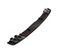 QAWSEDRF Voiture Pare Chocs Arrière Ailerons pour Toyota CHR 2018-2023,Diffuseur Spoiler Anti Usure Externes Décoration Accessoires,B2-with Light Black Red