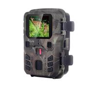 QAXRZCUCD Mini Caméra De Suivi des Sentiers 4K HD 20mp 1080P, Vision Nocturne Infrarouge, Piège Chasse Activé par Le Mouvement, Jeu en Plein Air, Étanche IP66, for La Faune Images Et VidéOs Nettes