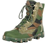 QAXZESA Pour des hommes Ultraléger Respirant Militaire Bottes Extérieur Désert Bottillons tactiques Bottes de combat Botte de patrouille de l'armée Chaussures de police de sécurité,Green-46