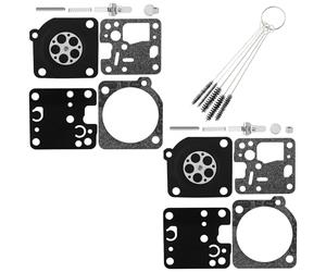 QAZAKY 2 pièces carburateur Joint Rebuild Kit de Réparation pour Zama RB-FA1 RB-K66A RB-K66B RB-K67A RB-K67B RB-K70 RB-K70A RB-K71 RB-K72 RB-SK18 RB-SK18A Blower Trimmer Echo ES230 ES231