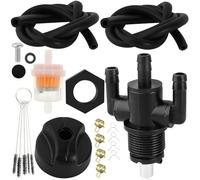 QAZAKY 7052154 Vanne d'arrêt de réservoir de carburant compatible avec Polaris ATV Magnum 500 Scrambler Sport 400 400L Xplorer 300 Xpress Trail Blazer 400 Trail Boss 325 5432559 5432733 3 voies