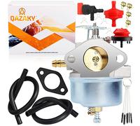 Qazaky Carburateur avec joint d'étanchéité Ligne de carburant Filte pour Tecumseh 632110 632111 632334 632370 632536 640105 632334 A 632370 A Hm70 Hm80 Hmsk80 Hmsk90 HM100 Hmsk100 Snowblower Chipper