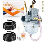 QAZAKY Carburateur compatible avec Polaris Predator Scrambler Sportsman 50 90 E-TON Eton Viper AXL50 RXL50 RXL70 TXL50 Beamer R2 2 temps Yamaha Jog 100 90cc 100cc 4DM Câble manuel style starter 19 mm