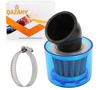 QAZAKY Filtre à air 44 mm, 45 mm, 46 mm, 45 degrés de pliage, couvercle en plastique étanche et anti-éclaboussures, imperméable, pour moto, VTT, quad, scooter, go kart, cyclomoteur, pit bike 47 cc, 49