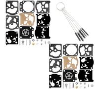 QAZAKY Lot de 2 joints de diaphragme de carburateur - Kit de réparation pour K24-WAT WT Carb WT-274 WT-424 WT-592 WT-620 WT-621 WT-626 WT-630 WT-631 WT-640 WT-643 WT-649 WT-6699 WT-670 WT-671