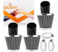QAZAKY Lot de 3 nettoyeurs de filtres à air coudés à 45 degrés compatibles avec moto 125 cc-150 cc 200 cc 250 cc 41 mm 42 mm 43 mm