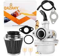 QAZAKY PZ19 Élément de nettoyage pour filtre à air carburateur 50 cc 70 cc 90 cc 110 cc 125 cc ATV Quad Scooter Go Kart Moped Mini Chopper Pit Dirt Pocket Super Bike Chinese Baja Kandi Kazuma Taotao