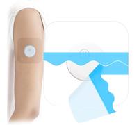 QaZanteiar Lot de 60 housses de capteur Freestyle Libre imperméables et respirantes Libre 3 patchs de capteur, rubans CGM transparents sans colle au centre, faciles à utiliser et longue durée pour 14