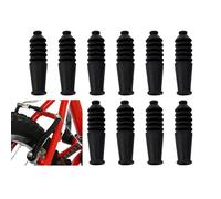 Qaziuy Lot de 10 soufflets universels en caoutchouc pour vélo, accessoires de freins, guide-câbles pour vélo, V-Brake, câble de pâtes, coffre, protection contre la poussière