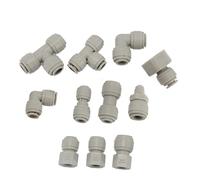QAZMLP Brassage Maison Raccords enfichables for bière Pression Maison 1/4", 5/16", 3/8", qualité Alimentaire avec Joint torique EPDM, Anti-Fuite Accessoires de vinification(C2)