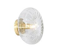 Qazqa Art deco wandlamp goud met glas - Ayesha