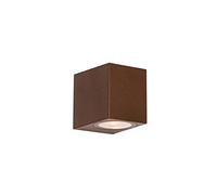 Qazqa baleno - Applique murale - 1 lumière - L 6.8 cm - Brun rouille - Moderne - éclairage extérieur