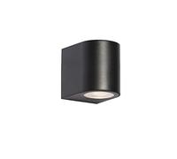 Qazqa baleno - Applique murale - 1 lumière - L 6.8 cm - Noir - Moderne - éclairage extérieur