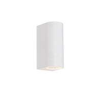 Qazqa baleno - Applique murale - 2 lumière - L 6.8 cm - Blanc - Moderne - éclairage extérieur