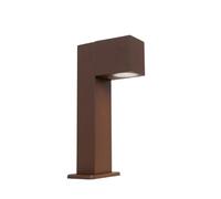 QAZQA baleno - éclairage de terrasse et d'allée de jardin - 1 lumière - L 151 mm - Brun rouille - Rustique - éclairage extérieur