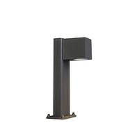 Qazqa baleno - LED éclairage de terrasse et d'allée de jardin - 1 lumière - L 15.3 cm - Gris foncé - Rustique, Moderne - éclairage extérieur