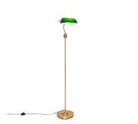 Qazqa banker - Lampadaire - 1 lumière - H 140.5 cm - Vert - Classique/Antique - éclairage intérieur - Salon I Chambre I Cuisine I Salle à manger