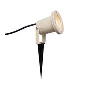 QAZQA basic - Spot sur piquet - 1 lumière - L 11 cm - Beige - Moderne - éclairage extérieur