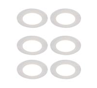 QAZQA Blanca Spot encastré - set de 6 - 9x9cm - LED incl. - 3 niveaux de gradation - IP44 - blanc mat 6x SW1187213