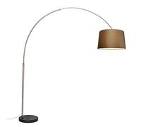 Qazqa Booglamp XXL - Lampe arquée - 1 lumière - H 2250 mm - Acier - Moderne - éclairage intérieur - Salon