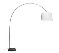 Qazqa Booglamp XXL - Lampe arquée - 1 lumière - H 2470 mm - Acier - Moderne - éclairage intérieur - Salon