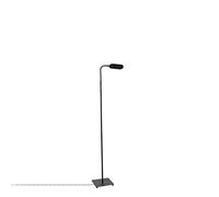 Qazqa botot - LED Dimmable Lampadaire avec bras flexible variateur inclus - 1 lumière - H 142.3 cm - Noir - Moderne - éclairage intérieur - Salon I Chambre