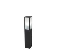 QAZQA charlois - LED Dimmable Lampe sur pied extérieur variateur inclus - 1 lumière - L 14 cm - Noir - Moderne - éclairage extérieur