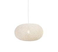Qazqa corda - Suspension - 1 lumière - Ø 500 mm - Blanc - Design, Moderne - éclairage intérieur - Salon I Chambre I Cuisine I Salle à manger