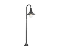 QAZQA daphne - Lampe sur pied extérieur - 1 lumière - L 36.5 cm - Noir - Classique/Antique - éclairage extérieur