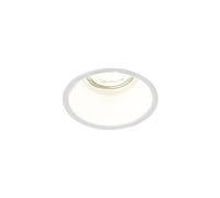 QAZQA dept - LED Dimmable Spot encastrable variateur inclus - 1 lumière - Ø 8.9 cm - Blanc - Design, Moderne - éclairage intérieur - Salon I Chambre I Cuisine I Salle à manger