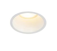 QAZQA dept - Spot encastrable - 1 lumière - Ø 10.5 cm - Blanc - Moderne - éclairage intérieur - Salon I Chambre I Cuisine I Salle à manger