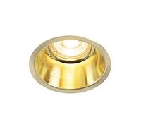 QAZQA dept - Spot encastrable - 1 lumière - Ø 87 mm - Doré/Laiton - Design - éclairage intérieur - Salon I Chambre I Cuisine I Salle à manger