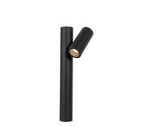 Qazqa duo - Lampe sur pied extérieur - 1 lumière - L 16 cm - Noir - Moderne - éclairage extérieur