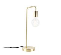 Qazqa facil - Lampe de table - 1 lumière - L 185 mm - Doré/Laiton - Art Deco - éclairage intérieur - Salon I Chambre I Cuisine I Salle à manger