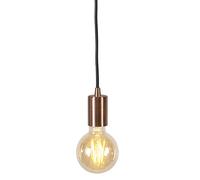 QAZQA facil - Petite suspension - 1 lumière - Ø 45 mm - Cuivre - Design, Moderne - éclairage intérieur - Salon I Chambre I Cuisine I Salle à manger