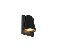 Qazqa femke - Applique murale - 1 lumière - L 13.8 cm - Noir - Rustique - éclairage extérieur - Salle de bains